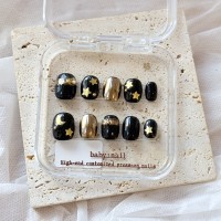 baby:nail 黑金星夜