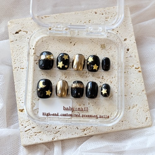 baby:nail 黑金星夜