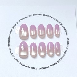 Slay 漸變淡粉紫貓眼