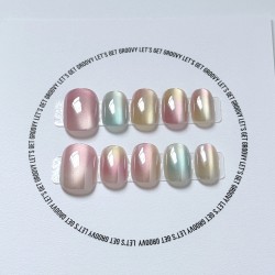 Slay 淡彩虹幻彩貓眼