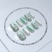 Slay 粉綠格仔花貓眼
